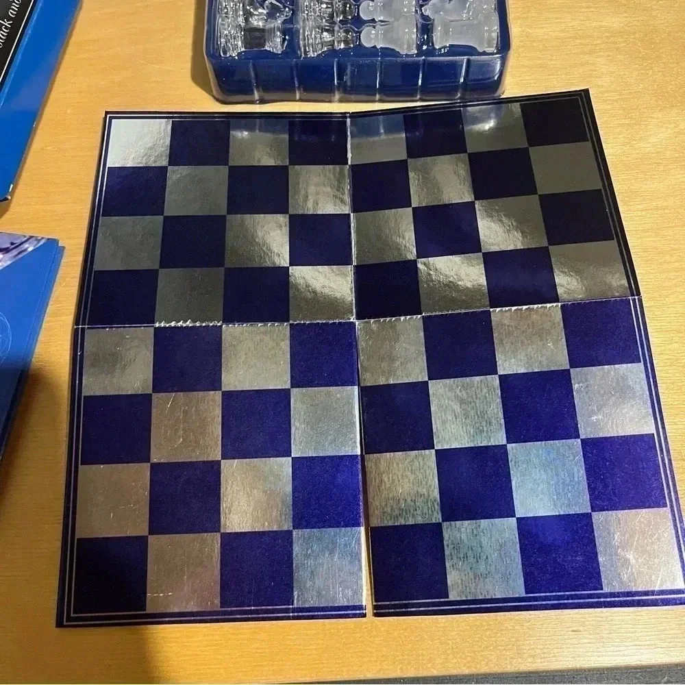 Chess Cachet Not Just Black And White Mini Travel Boxed Set Board Pieces Book